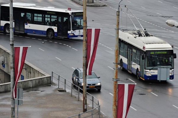 Riga public transport will be free of charge on November 18 